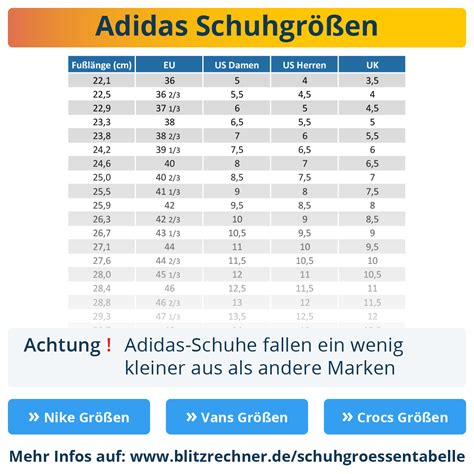 Adidas größentabelle deutschland